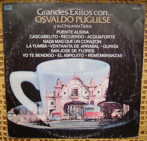 Osvaldo Pugliese / Grandes Exitos - Lp Vinilo