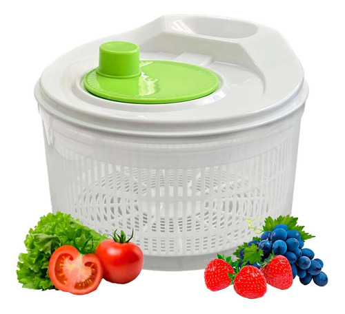 Lavadora De Verduras Manual Rotativa For Ensaladas Secas Y