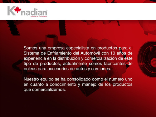 Toma Agua Eos L4 2.0l 06/10 K-nadian 8617962