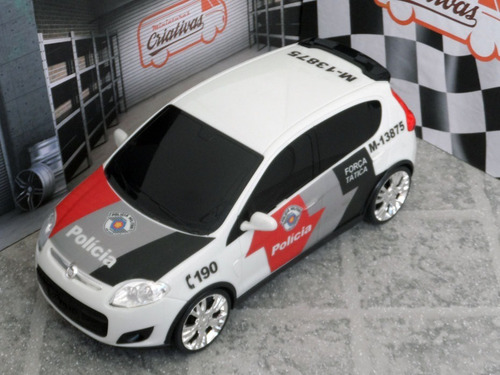 Miniatura Viatura Fiat Palio Polícia Militar Pm Sp