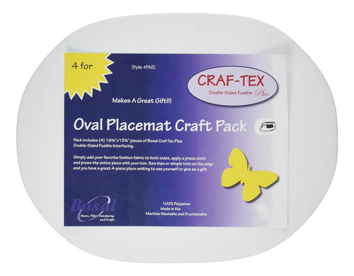 Craf-tex Oval Mantel Individual Craft Pack-16  1/2  ...