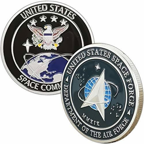 Moneda De Desafío Militar De La Fuerza Espacial De Los Ee. U