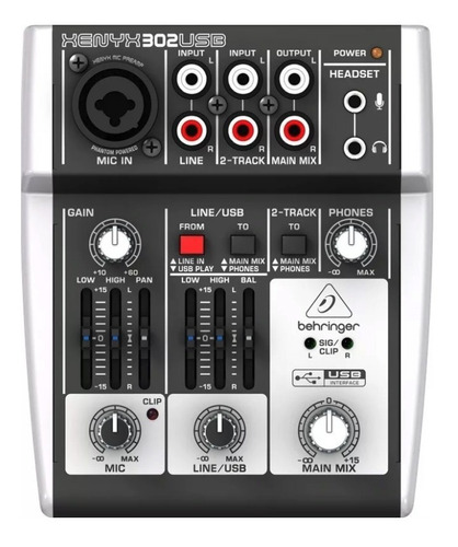 Mesa De Som Behringer Xenyx 302usb Mixer Garantia 2 Anos