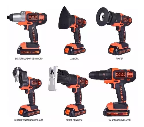 Taladro Matrix Black & Decker Kit 6 En 1 Multiherramientas 2