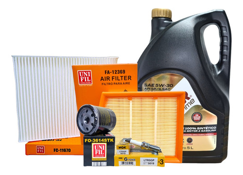 Kit Afinación Ford Figo 1.5 2019-2021 5w30 Api Sp Bujía A/ac