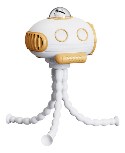 Ventilador De Cochecito Oscilante Automático, Blanco Y Blanc