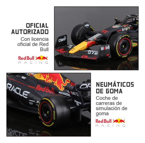 Biburago 2023 Redbull F1 Rb19 #11 Pérez 1/43 Fiat Fórmula 1