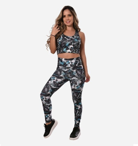 Conjunto Deportivo Para Mujer / Top Y Leggins