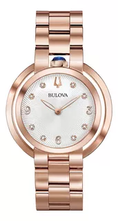 Reloj Bulova Rubaiyat Rosegold 97p130 para mujer