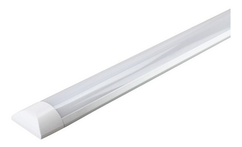 Luminária Tubular De Sobrepor Led Slim 18w Neutro 4000k 60cm