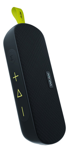 Altavoz Bluetooth portátil Tws Waaw By Alok Us 100sb, color negro y verde, 110 V/220 V