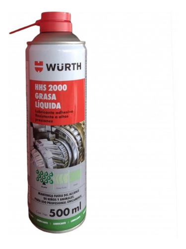 Grasa Liquida Transparente Wurth Hhs 2000 500ml