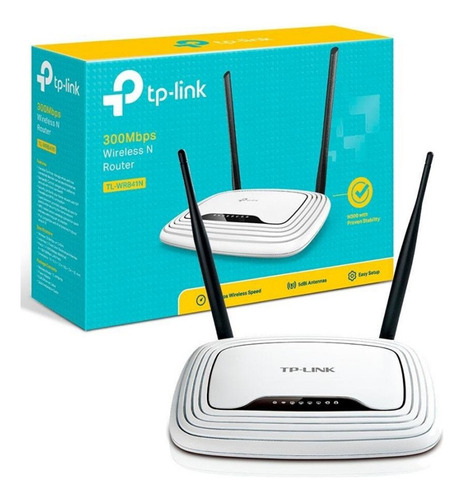 Router Wifi 2 Antenas Tplink 300mbps 841n Multimodo Wan