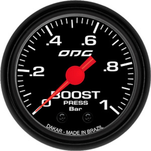 Manômetro Pressão Turbo 1 Bar Dakar 52mm Odg