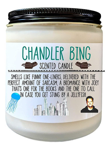 Chandler Bing Friends Tv Show De Tv Regalo Vela Regalo ...