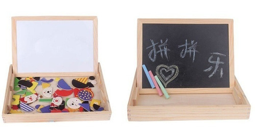 Imagen 3 de 10 de Pizarra Didáctica Niños Niñas Escolar Tiza, Acrílica Oferta