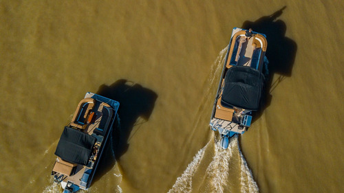 Pontoon Drakkar 26 Pies Sin Motor! Dolar Oficial
