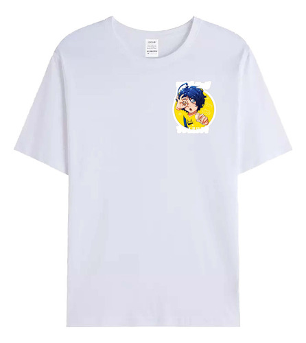 Remera De Algodón Blanca Logo Wonder Egg R345