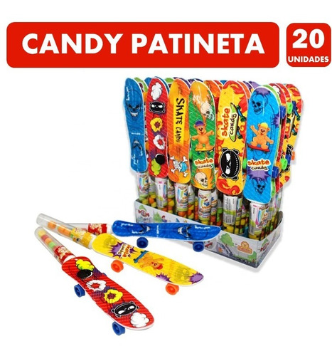 Dulces Candy Patineta - Libre De Sellos (contiene 20 Uni).