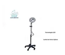 Comprar Lampara Lupa Cosmetología 110mm Luz Led Pie Rodante Envíos