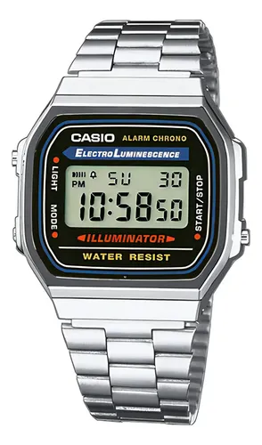 Relógio Casio Unissex Vintage A168wa-1wdf Digital
