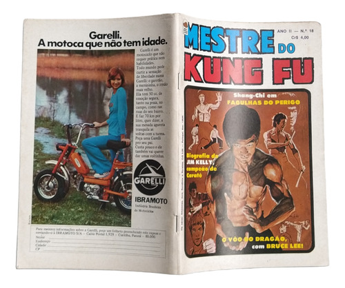 Gibi Hq Mestre Do Kung Fu Ed. Bloch Nº 18- Anos 70 (Usado)