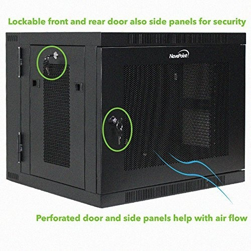 Soporte De Pared Navepoint Swing Gate De 9u Para Eia De 19''