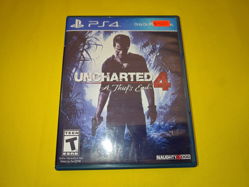 Uncharted 4 Ps4 A Thiefs End Disco En Buen Estado Funcionand