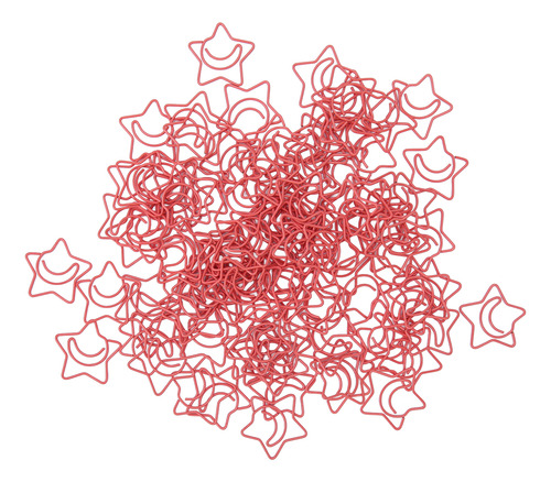 Clips De Papel Con Forma De Estrella, 100 Unidades, Antidesl