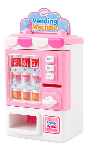 Imagen 3 de 3 de Juguetes Niños Máquina Expendedora De Bebidas Simulación Cas
