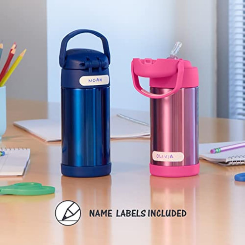 Botella De Agua Thermos Funtainer Con Pajita, 12