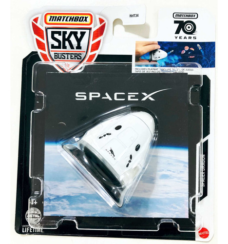 Space X Dragon Matchbox Sky Busters - Escala 1/64