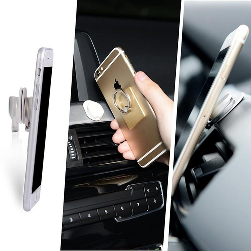 Imagen 4 de 9 de Anillo Soporte De Celular Y Anti Robo