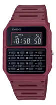 Comprar Relógio Casio Unissex Calculadora Data Bank Ca-53wf-4bdf Cor da correia Bordô