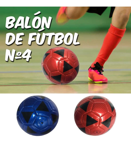 Balon De Futbol Numero 4 Cocido Calidad Clase Colores Varios