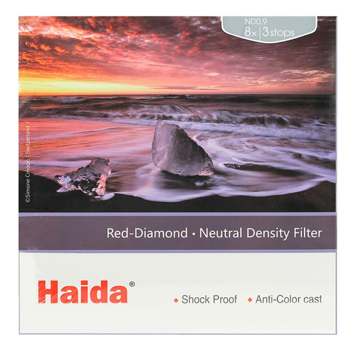 Filtro De Cristal Haida Red Diamond 3.937 in Nd 0,9 3 Stop.