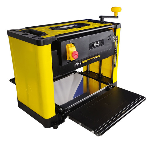 Plaina Desengrossadeira Bancada 13 Pol 2000w Evpd-2000 Evald Cor Amarelo