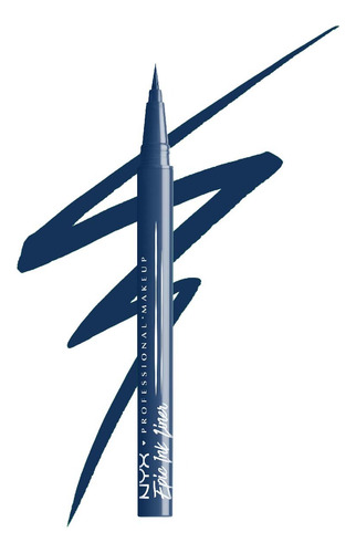 Delineador De Ojos Epic Ink Liner Matte De Nyx Midnight Rise Mate