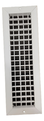 Rejilla De Suministro Doble 60x06 PuLG Para Aire De Aluminio