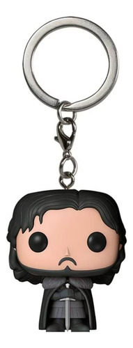 Jon Snow Game Of Thrones Llavero Pocket Pop Coleccion Negro