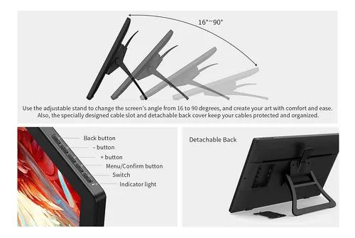 Tableta De Dibujo Con Pantalla Xppen Artist 22 2nd Comput...