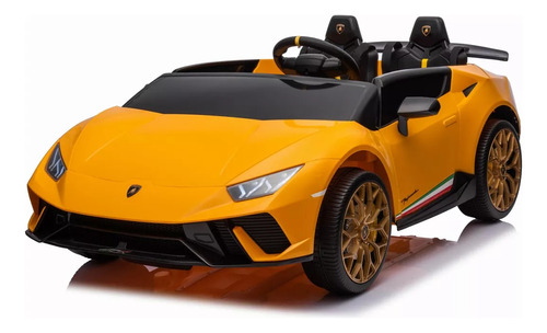 Auto A Batería Para Niños Lamborghini 12.v A Control Remoto 