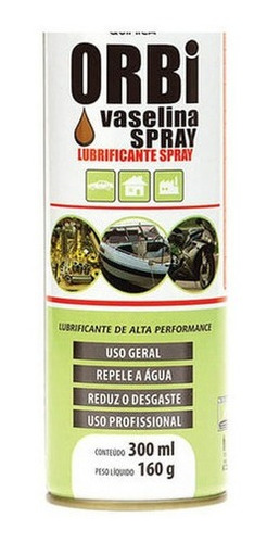 Imagem 2 de 2 de Vaselina Spray Lubrificante Anti Ferrugem 300ml
