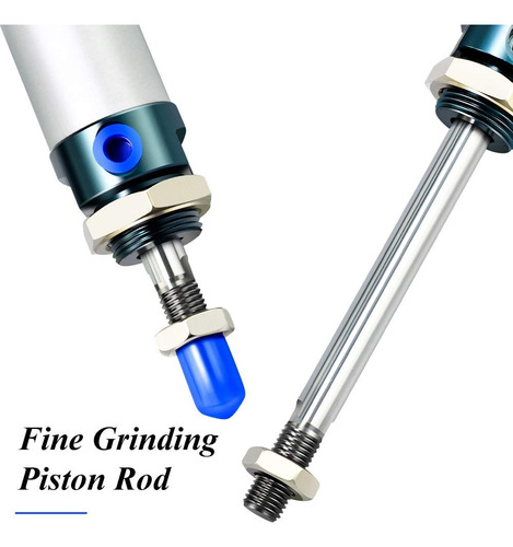 Cilindro Piston Neumatico 25 X 50 Doble Accion Con Conector