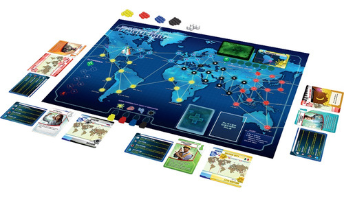 Juego De Mesa Pandemic Asmodee Pandemia Trabajo Equipo