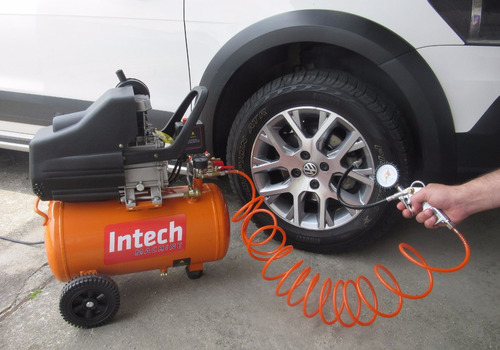 Compressor De Ar 20 Litros Ce320 Intech Com 2 Saídas Em 12x