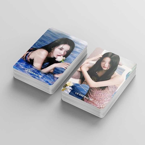 55 Photocards Le Sserafin - Fearless Lomo Cards