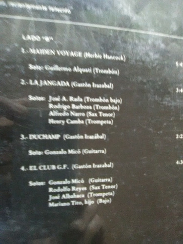 Dv1 Asimetría Raro Vinil Jazz Gonzalo Mico , Frank Zappa (Usado)