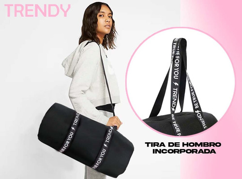 Imagen 6 de 10 de Bolso Deportivo Trendy Reforzado Gym Viajes Entrenamientos