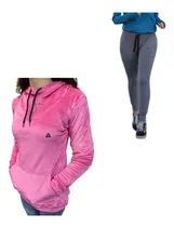 Comprar Conjunto! Buzo Mujer Plush + Pantalon Babucha Mujer Gs